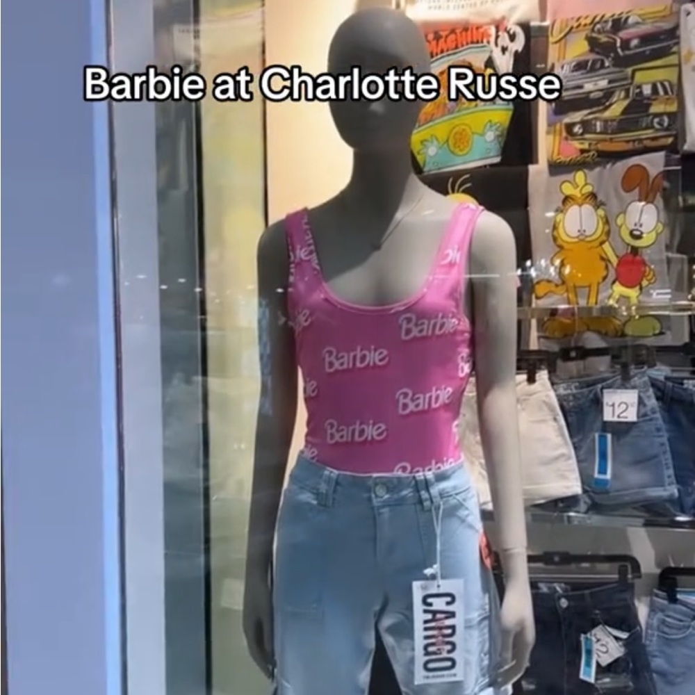 Charlotte Russe Limited Edition Barbie Bodysuit
